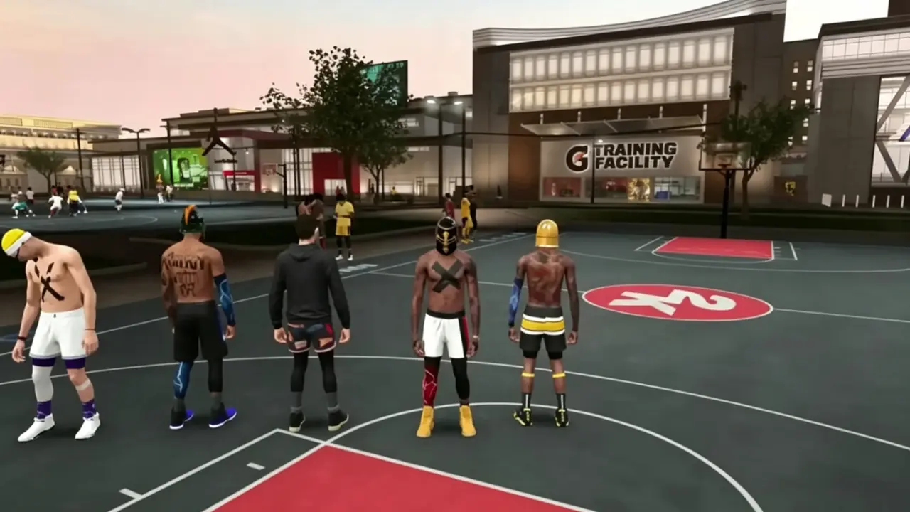 NBA 2K27 Park courts outside the training facility